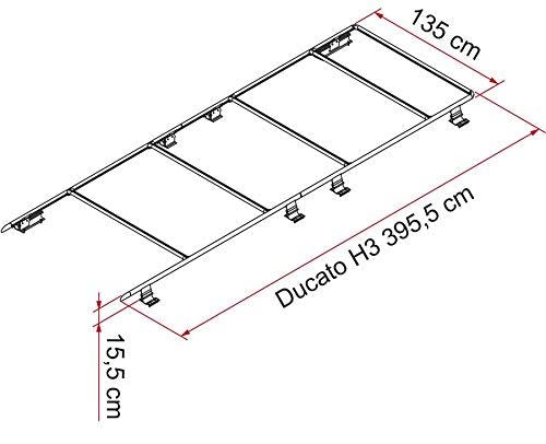 Fiamma Roof Rail Ducato H3 05808-03- Fiamma - UK Camping And Leisure