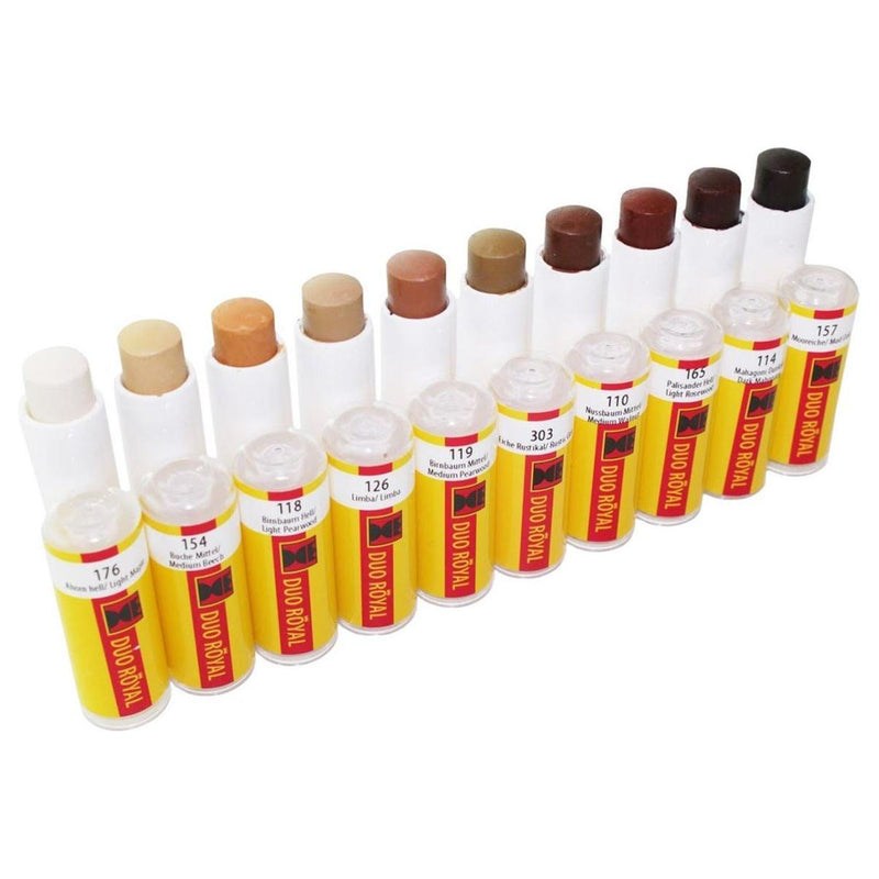 Konig Fillers 10 Wood Shades for Furniture Repair Konig - UK Camping And Leisure