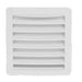 Can SB Plastic Louvred Vent 118 x 118mm White Can SB - UK Camping And Leisure