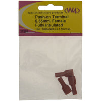 W4 Push On Terminal F 635 Red (3) 37566