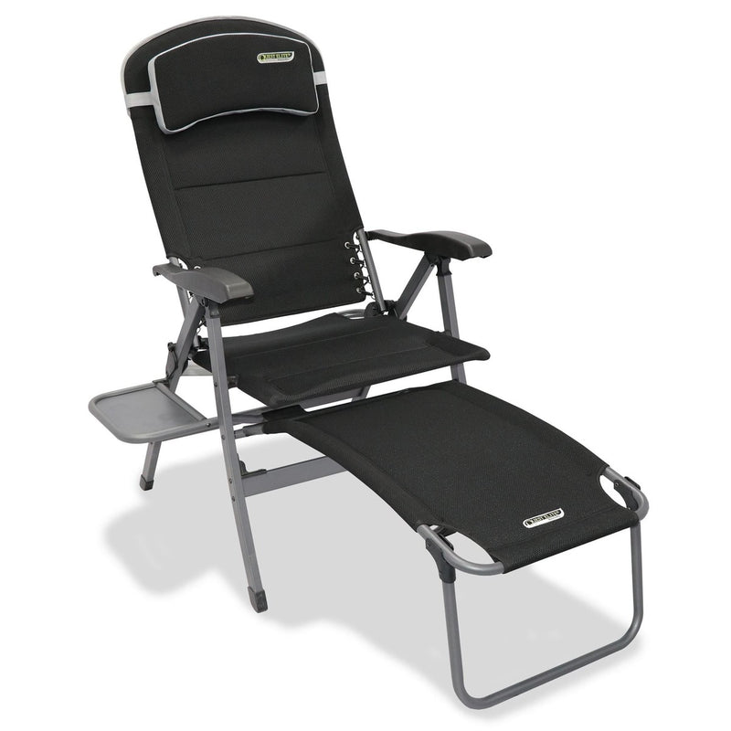 Quest Vienna Pro Comfort Camping Caravan Chair with Side Table Quest - UK Camping And Leisure