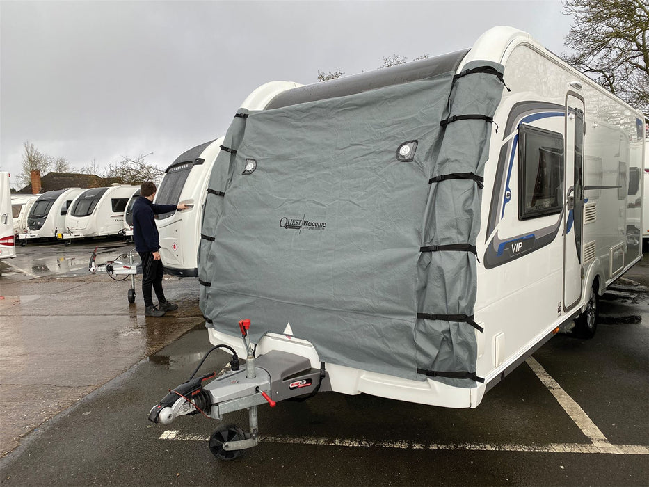 Quest Home is Where You Tow It Breathable Caravan Towing Cover Pro Quest - UK Camping And Leisure