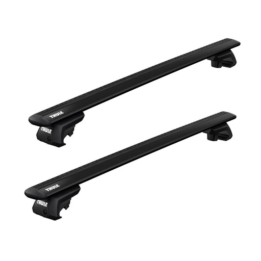 Thule WingBar Evo Roof Bars Black fits Opel Vectra 1996-2002 Estate 5-dr with Raised Rails Thule - UK Camping And Leisure