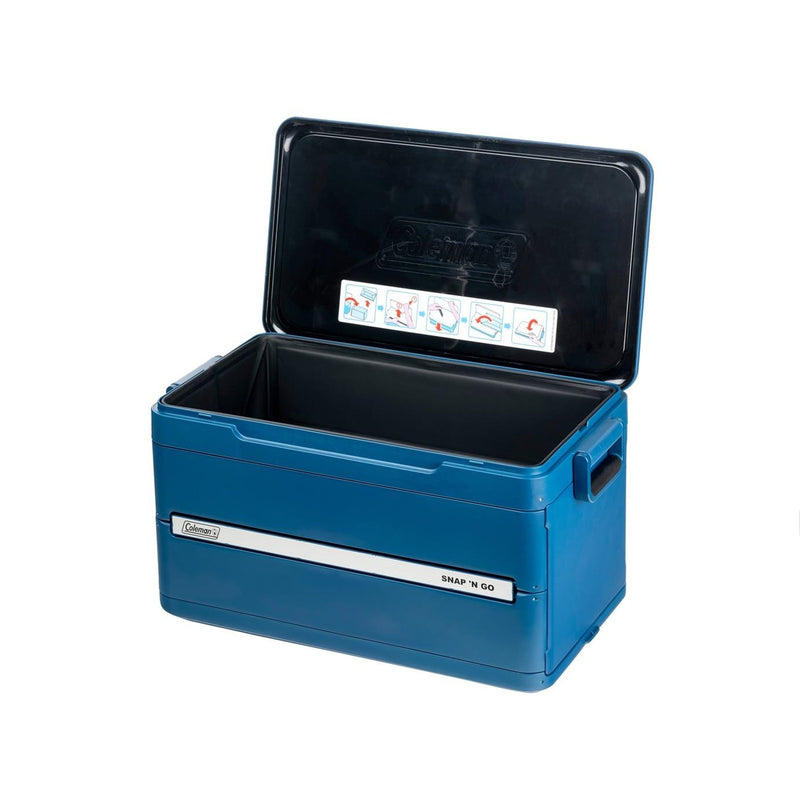 Coleman Snap N Go Blue Sapphire 45QT Collapsible Cooler Coolbox - View 20