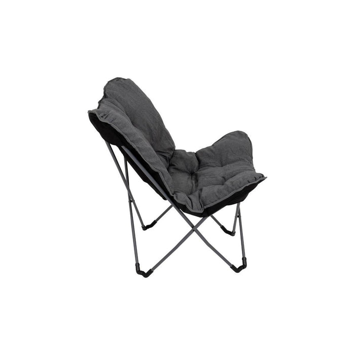 Bo-Camp Urban Collection Butterfly Chair Redbridge L Grey Bo-Camp - UK Camping And Leisure