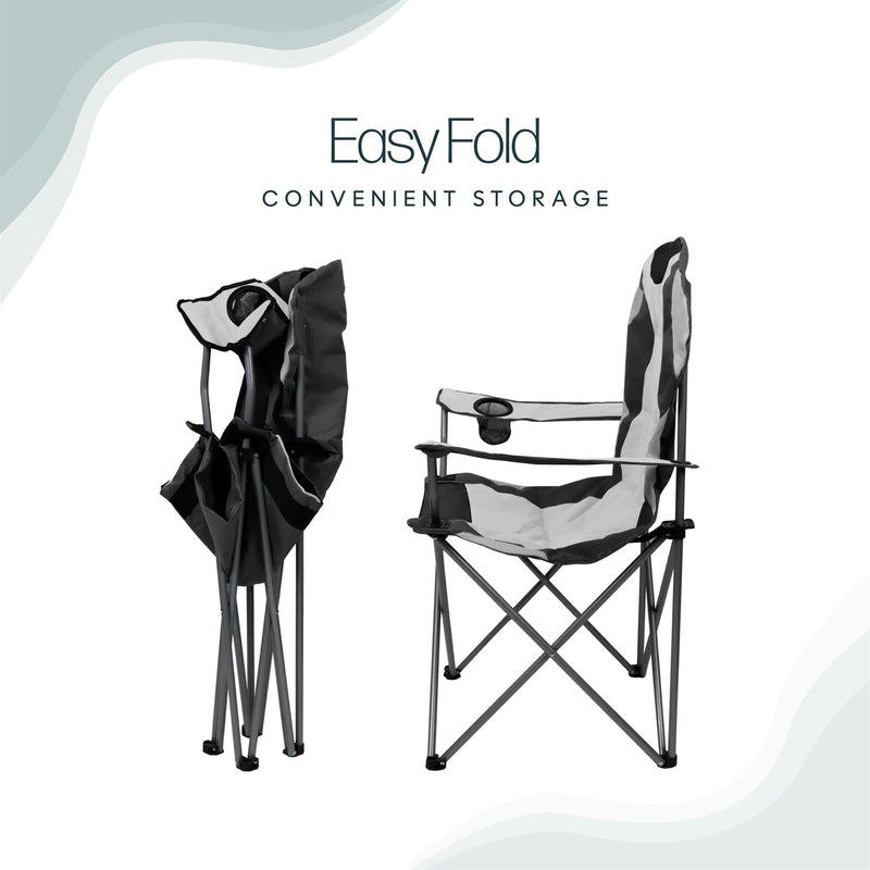 Leisurewize High Back Folding Camping Chair | folding chair