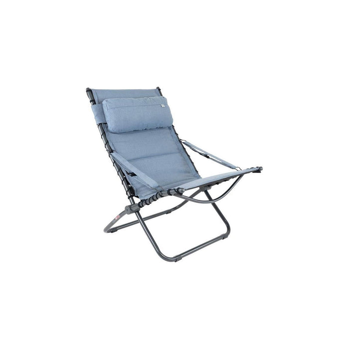 Crespo Lounger AP/262 Tex Comfort Blue Crespo - UK Camping And Leisure