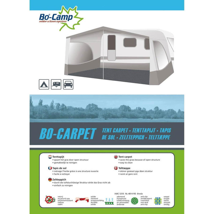 Bo-Camp Tent Carpet Bo-Carpet Grey 4x3 Metres Bo-Camp - UK Camping And Leisure
