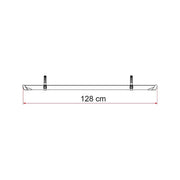 Fiamma Rail Plus Bike Rail Deep Black: Sturdy bike rail in deep black Fiamma - UK Camping And Leisure