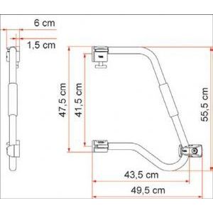 Fiamma Security 46 Pro White 03513-04- Fiamma - UK Camping And Leisure