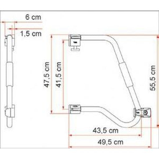 Fiamma Security 46 Pro White 03513-04- Fiamma - UK Camping And Leisure