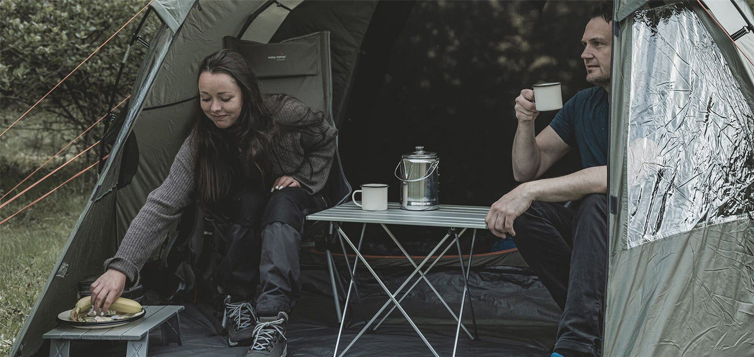 Easy Camp Kinn 5 Pole Tent Green 5 Person Easy Camp - UK Camping And Leisure