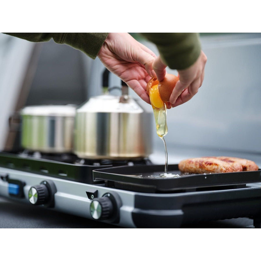Campingaz Camping Kitchen 2 Multi-Cook Double Burner Portable Camping Gas Stove and Side Grill Campingaz - UK Camping And Leisure