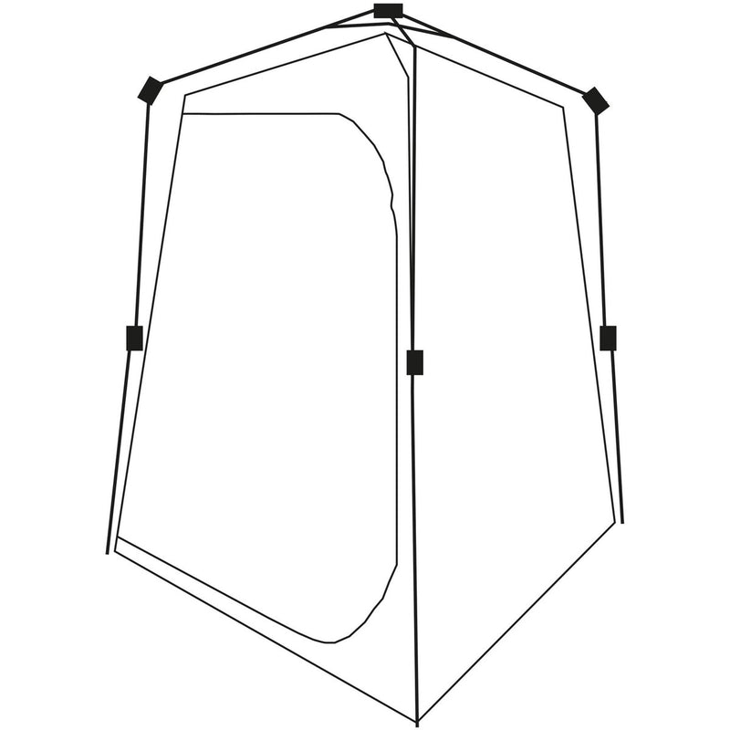 Quest Instant Utility and Toilet Tent Grey Quest Leisure - UK Camping And Leisure