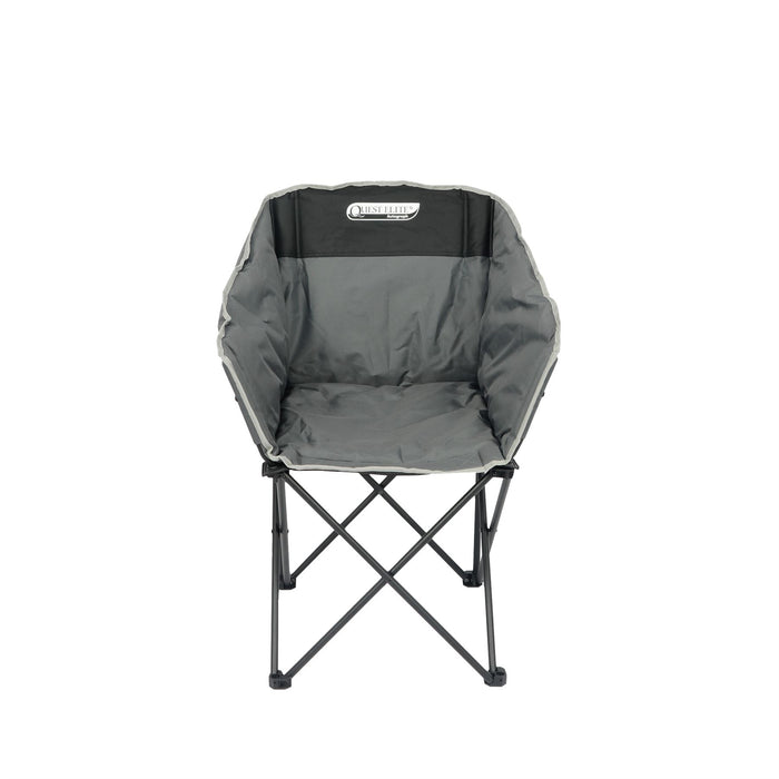 Quest Autograph Kent Camping Tub Chair (Black Edition) Quest - UK Camping And Leisure