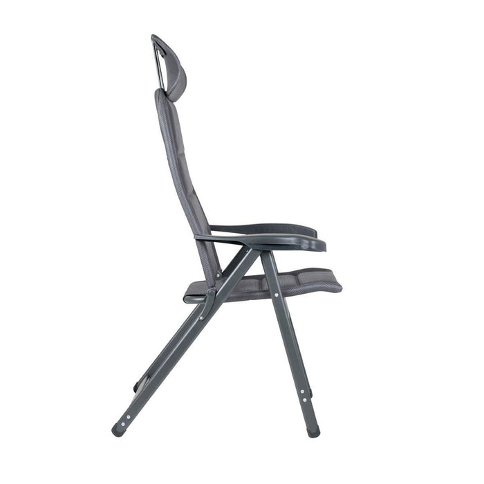 Crespo Chair AP/240 Air Deluxe Compact Grey Crespo - UK Camping And Leisure
