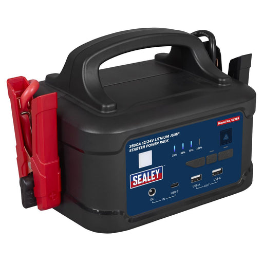 Sealey 3500A 12/24V Lithium Jump Starter Power Pack SL36S Sealey - UK Camping And Leisure