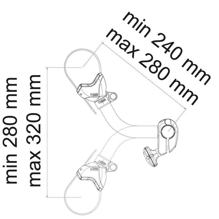 Fiamma Bike-Block Pro S 2 Deep Black (08831A01A) Fiamma - UK Camping And Leisure