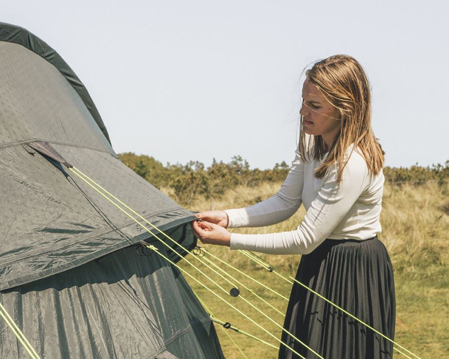Outwell Phoenix 6+2 Pole Tent Green 8 Person Outwell - UK Camping And Leisure