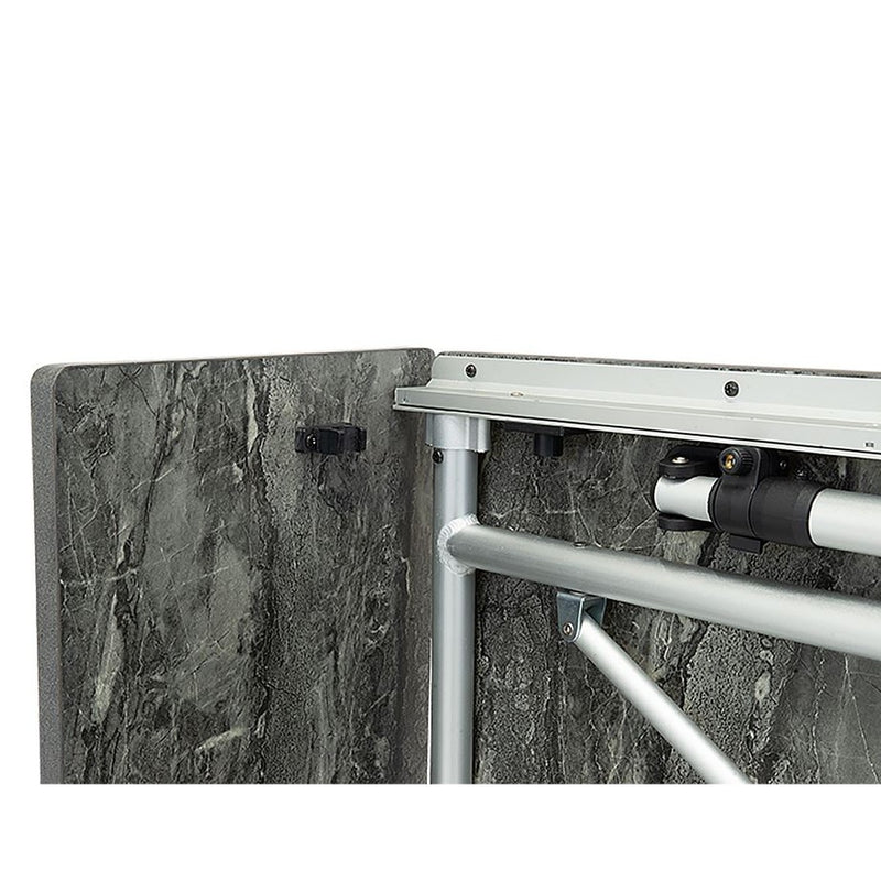 Travellife Sorrento table extendable honeycomb dark grey 180 Gris Fonce Travellife - UK Camping And Leisure
