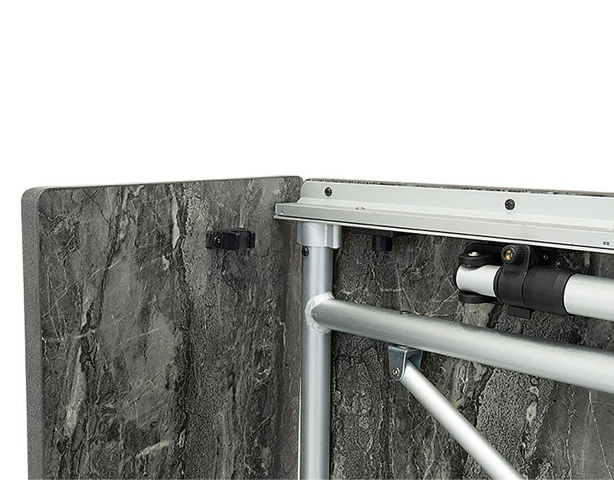 Travellife Sorrento table extendable honeycomb dark grey 180 Gris Fonce Travellife - UK Camping And Leisure