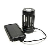 Wolf Outdoors SPB-16 Solar Power Bank with Case and 3in1 Lead Wolf Outdoors - UK Camping And Leisure