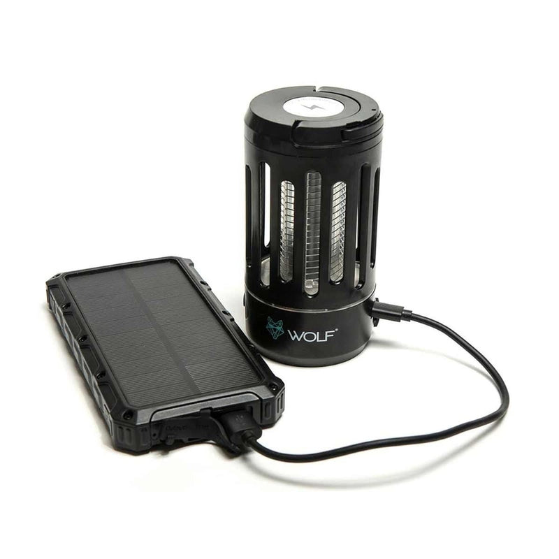 Wolf Outdoors SPB-16 Solar Power Bank with Case and 3in1 Lead Wolf Outdoors - UK Camping And Leisure