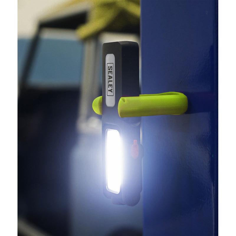 Sealey Rechargeable Inspection Lamp Green 5W COB+3W LED+Power Bank LED318G Sealey - UK Camping And Leisure