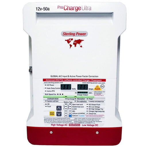 Sterling Battery Charger Pro-U 12V 50Amp Sterling Power - UK Camping And Leisure