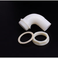 FAWO 40MM Water Tank Filler Elbow Bulk Head Connector Motorhome & Campervan