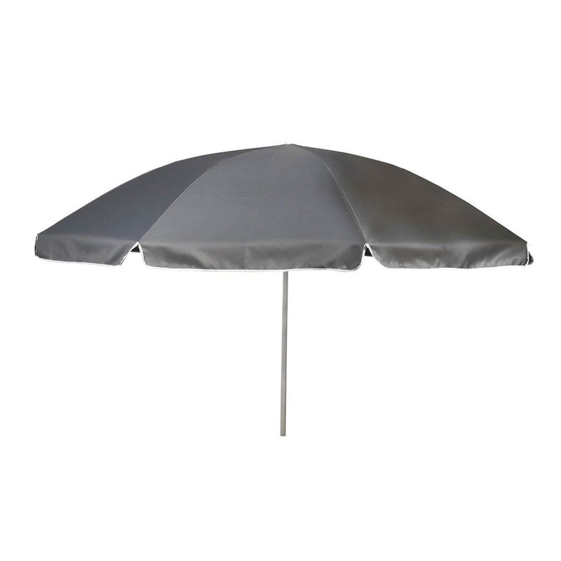 Bo-Camp Parasol Articulated Arm Polyester Dia 250cm Grey Bo-Camp - UK Camping And Leisure