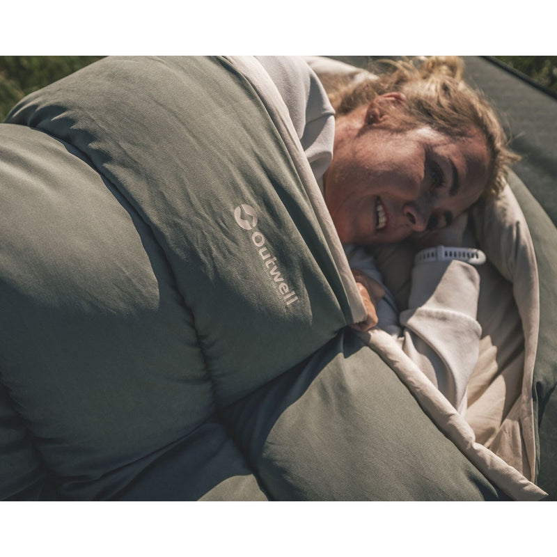 Outwell Constellation Lux Green Single Sleeping Bag 3-4 Season - View 7