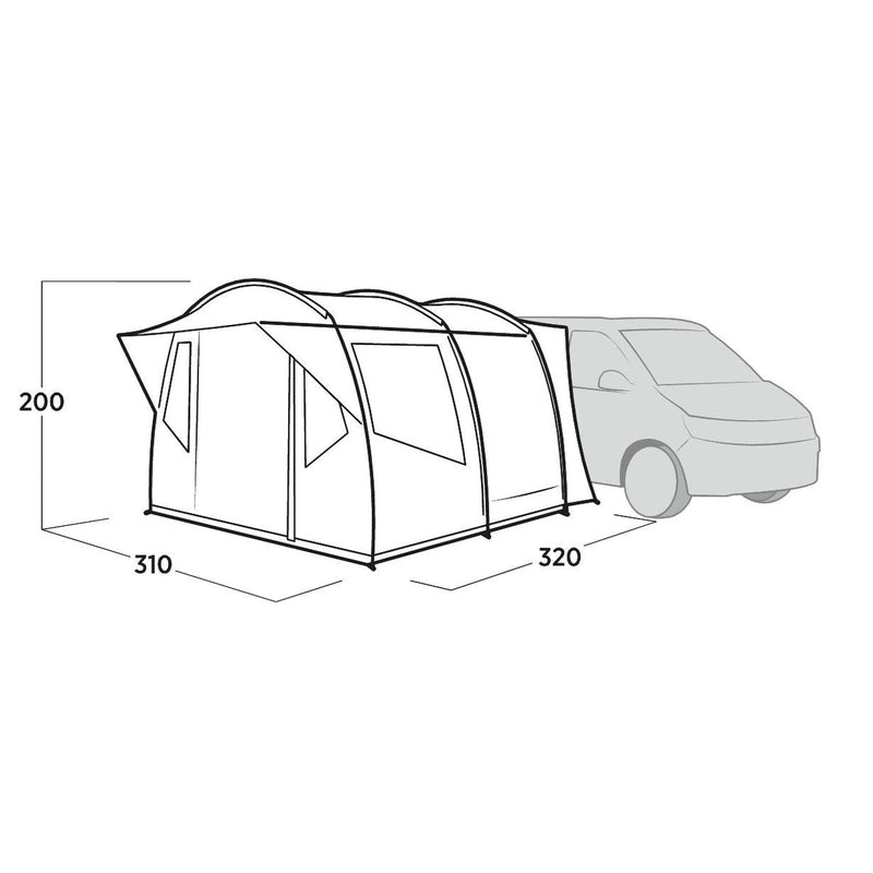 Easy Camp Reine Driveaway Awning Campervan Low (180-200cm) - View 11