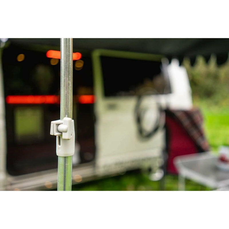 Olpro Retro Campervan Shade Canopy - Charcoal 260cm x 260cm