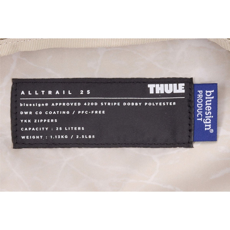 Thule AllTrail 25L daypack with rain cover Faded Khaki tan Thule - UK Camping And Leisure