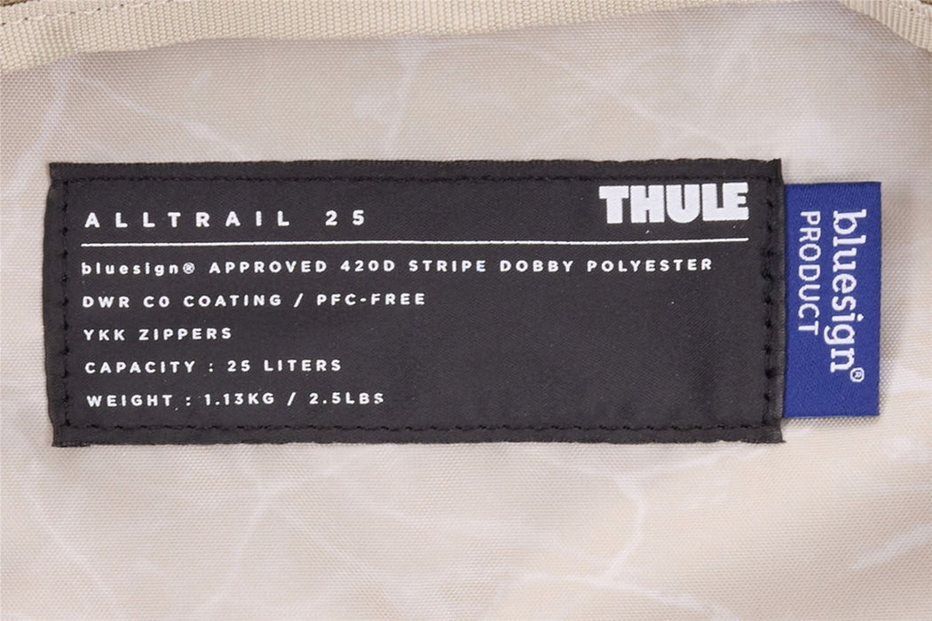 Thule AllTrail 25L daypack with rain cover Faded Khaki tan Thule - UK Camping And Leisure