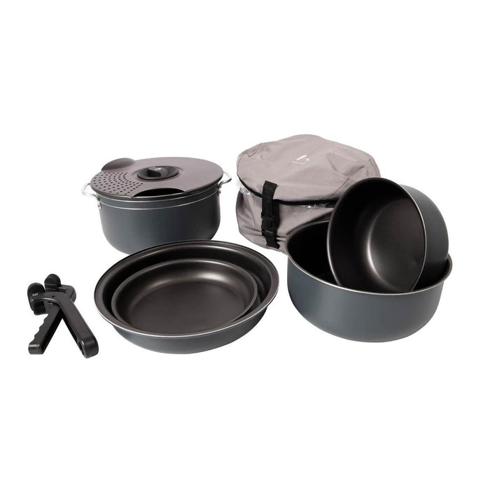 Bo-Camp Cookware Set Camping 7 Pieces Aluminium Bo-Camp - UK Camping And Leisure