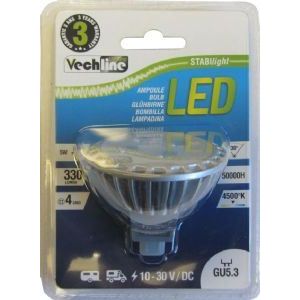 Vechline Led Gu53 Mr16 4Smd 5W Bulb 15937180 Vechline - UK Camping And Leisure