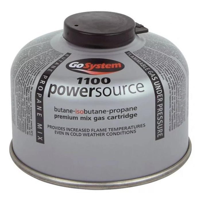 Go System PowerSource Butane Propane Threaded Gas Canister - 100g Go System - UK Camping And Leisure