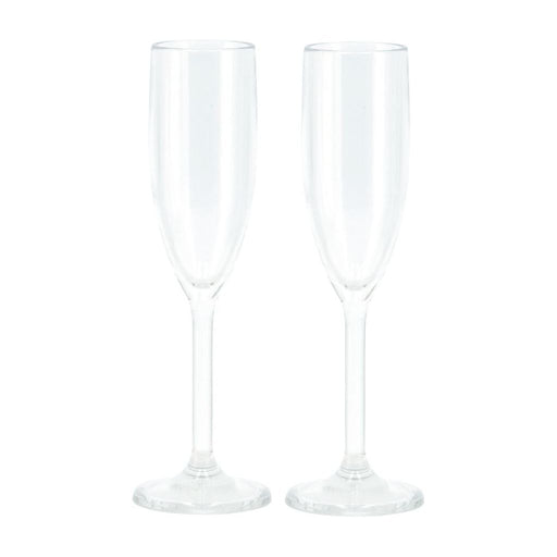 Travellife Feria Champagne Glas Clear  2 Pcs 1191040 Travellife - UK Camping And Leisure