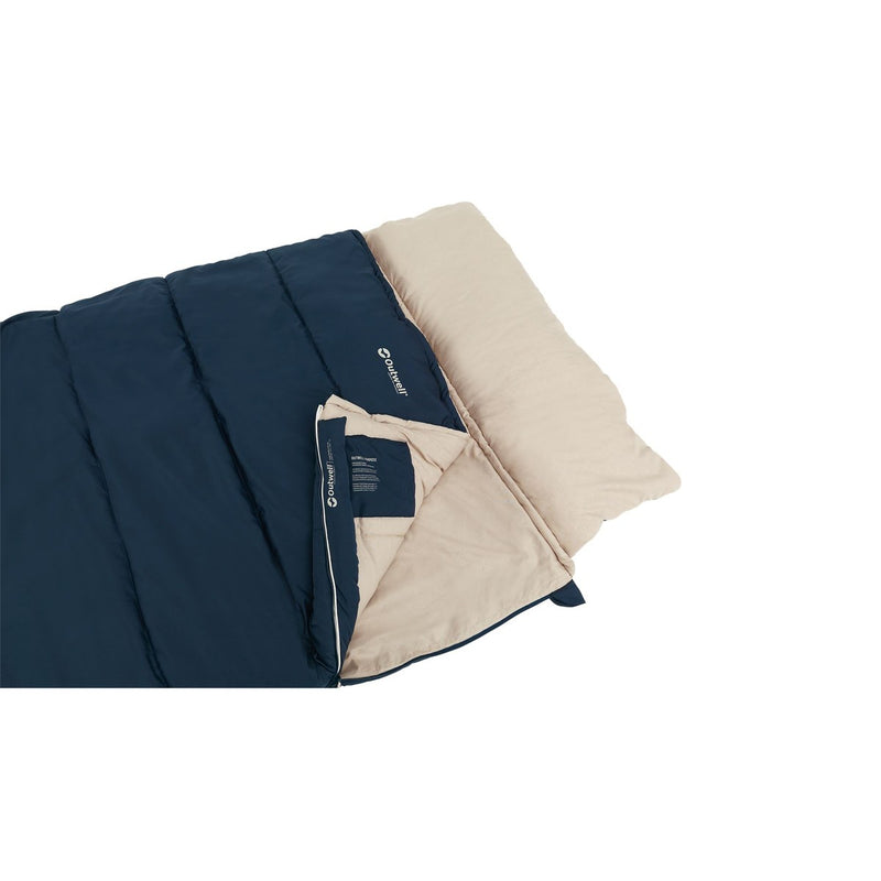 Outwell Contour Lux XL Deep Blue Sleeping Bag 3 Season - View 5