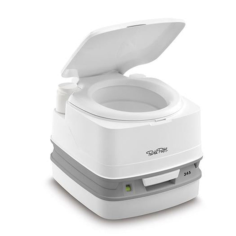 Thetford Porta Potti Qube 345 Portable Chemical Toilet Caravan Camping White Thetford - UK Camping And Leisure