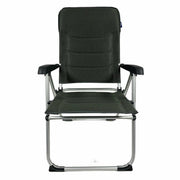 2x Royal Folding Ambassador Grey Reclining Aluminium Padded Camping Chair R735 Royal - UK Camping And Leisure
