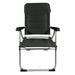 2x Royal Folding Ambassador Grey Reclining Aluminium Padded Camping Chair R735 Royal - UK Camping And Leisure