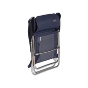 Crespo Beach Chair AL/205 Compact Dark Blue Crespo - UK Camping And Leisure