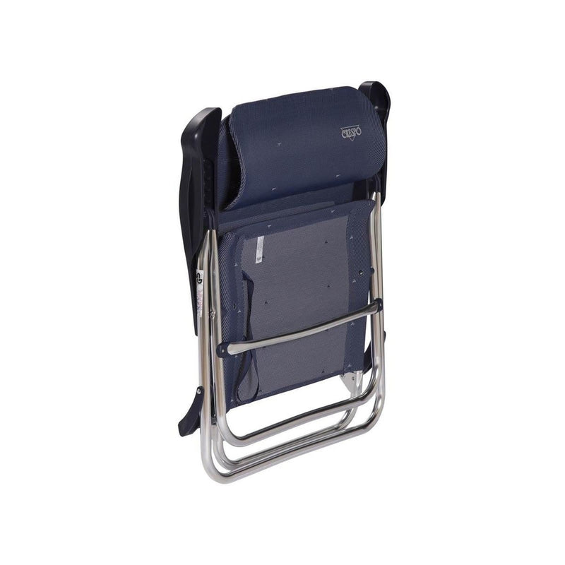 Crespo Beach Chair AL/205 Compact Dark Blue Crespo - UK Camping And Leisure