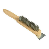 Wire Brush and Scraper: Dual Purpose Tool for Heavy Duty Cleaning and Surface P