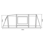 Outdoor Revolution Atom 500 4+1 Person Family Tent Outdoor Revolution - UK Camping And Leisure