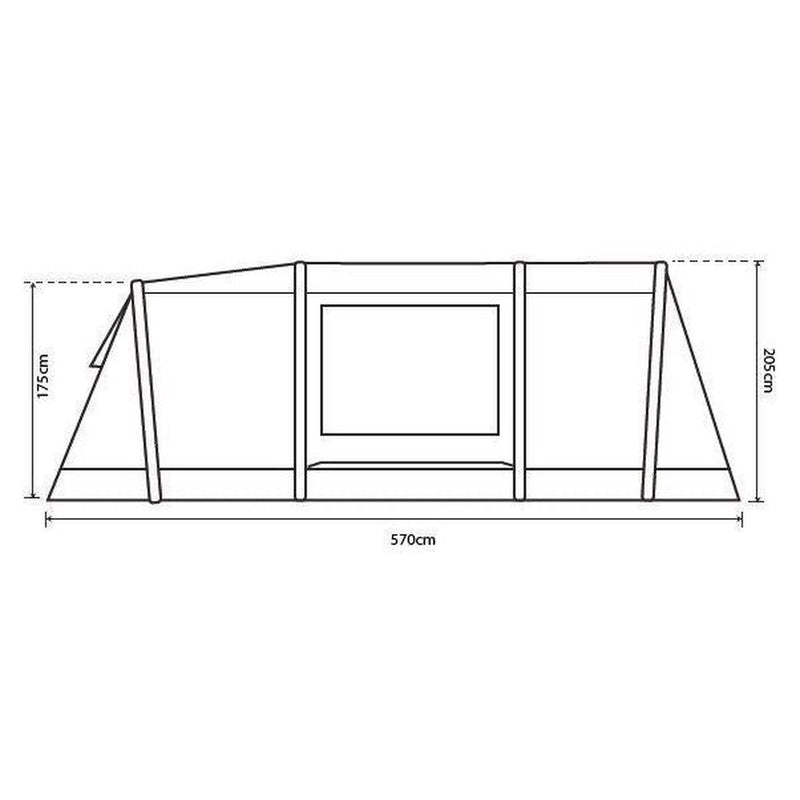 Outdoor Revolution Atom 500 4+1 Person Family Tent Outdoor Revolution - UK Camping And Leisure