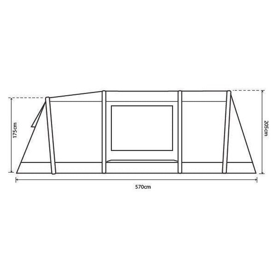 Outdoor Revolution Atom 500 4+1 Person Family Tent Outdoor Revolution - UK Camping And Leisure